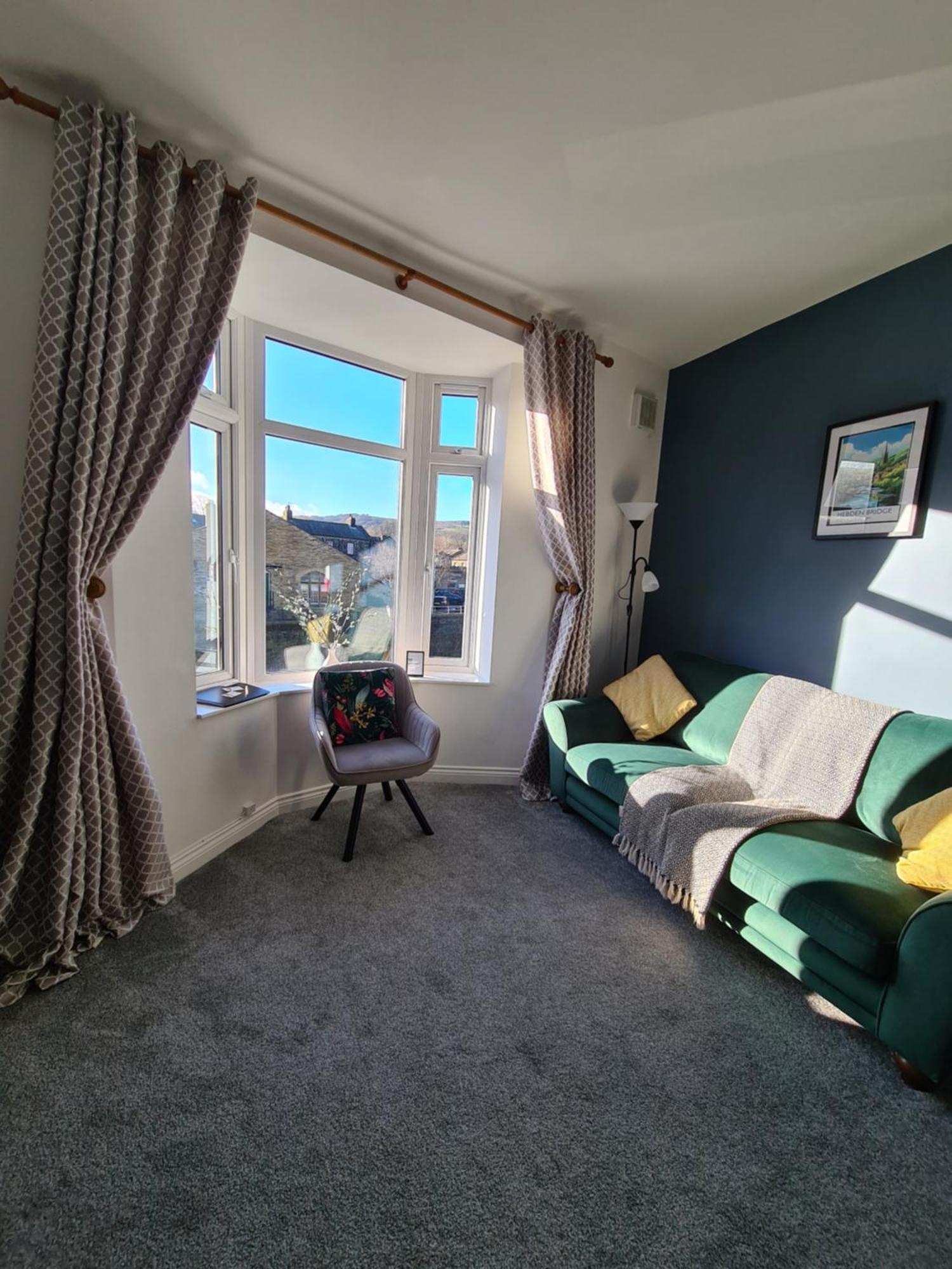 Modern River View Mytholmroyd Apartment Eksteriør billede